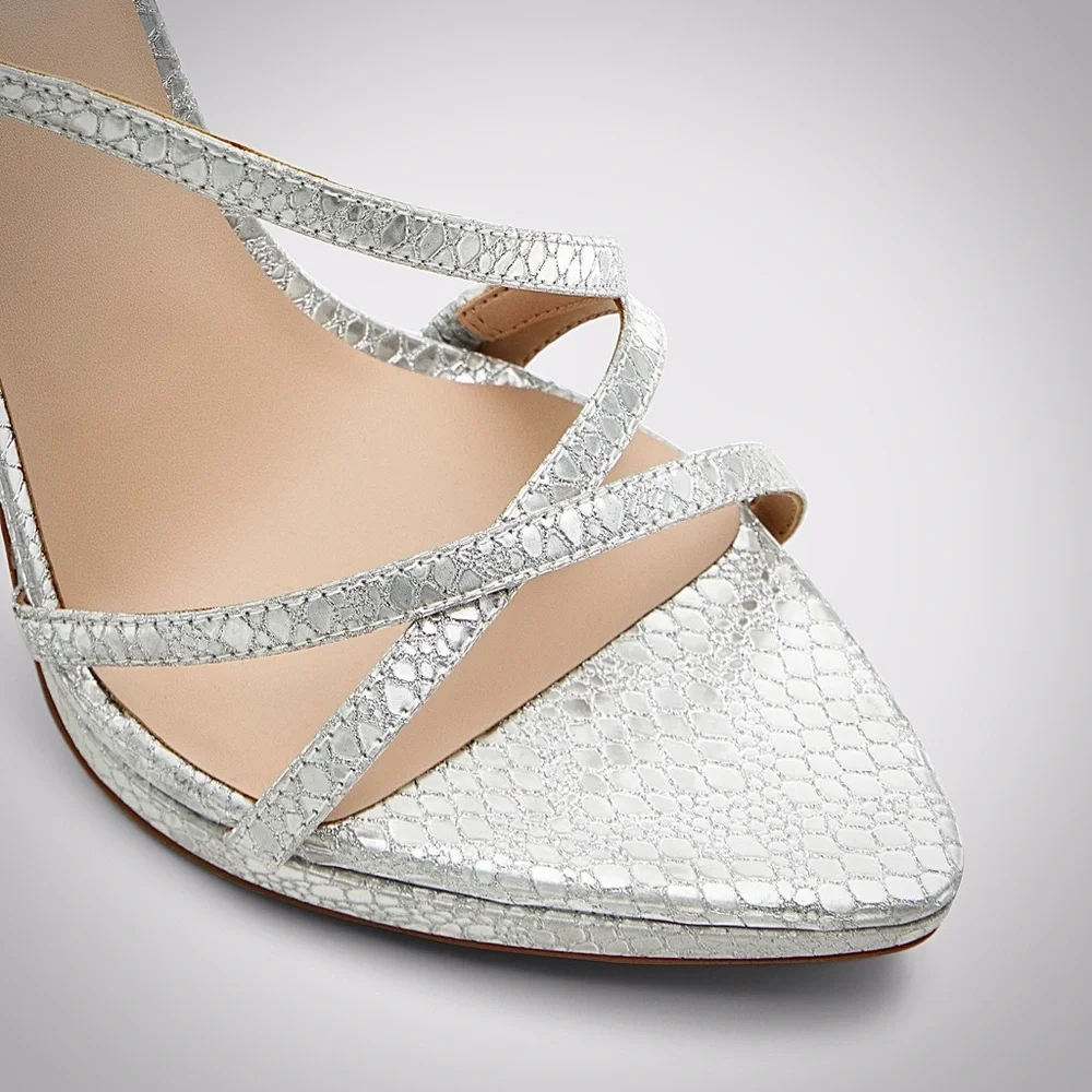 ALDO Resurge Strappy Stiletto Sandal - Stiletto Heel - Picture 4 of 12